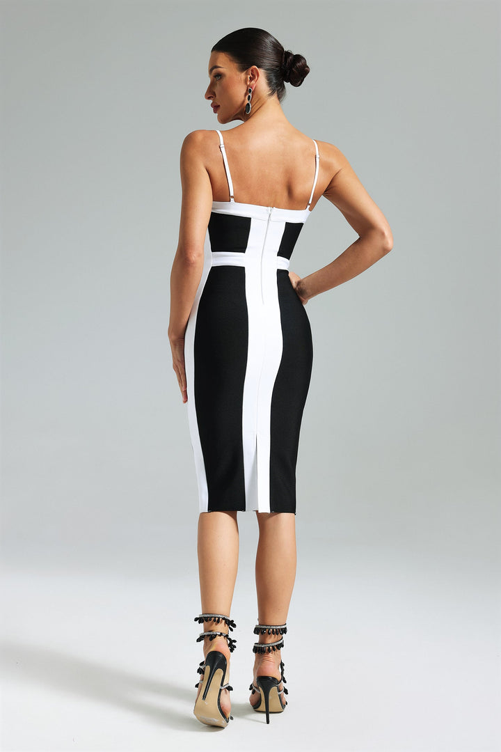 Hanava Strappy Bandage Midi Dress