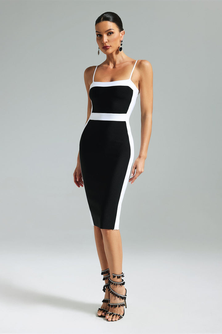 Hanava Strappy Bandage Midi Dress