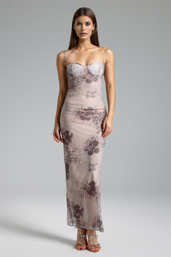 Tiza Printed Maxi Dress