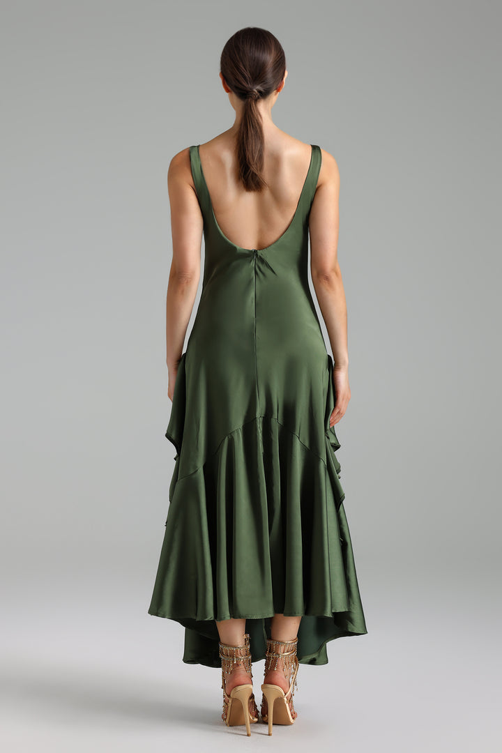 Tyler Sleeveless Backless Slit Maxi Dress