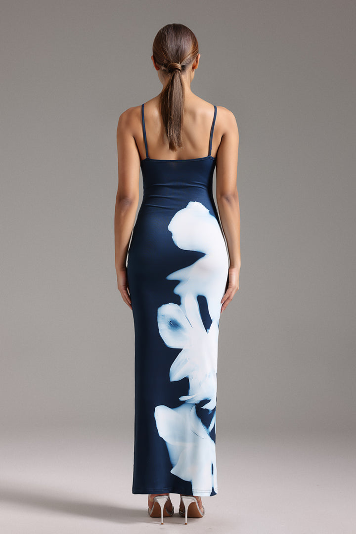 Glera Sleeveless Printing Maxi Dress