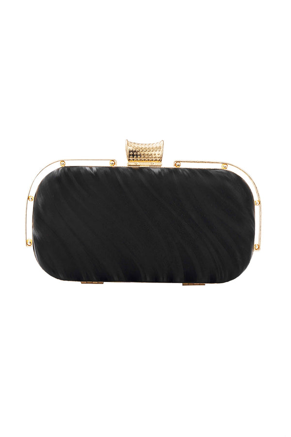 Novalee Satin Diamante Clutch