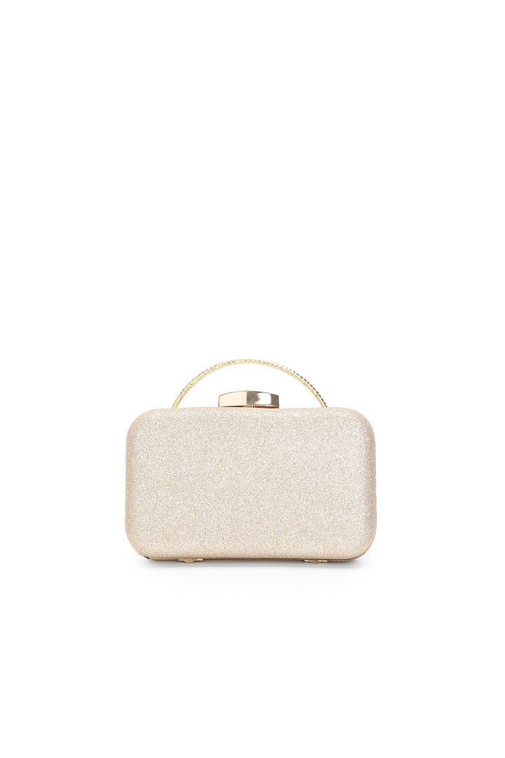 Eugenia Diamante Metallic Clutch