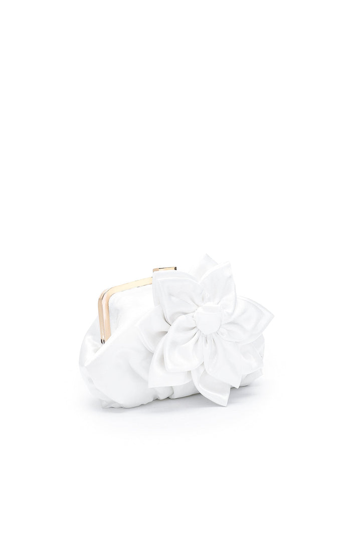 Finch Flower Buckle Clutch