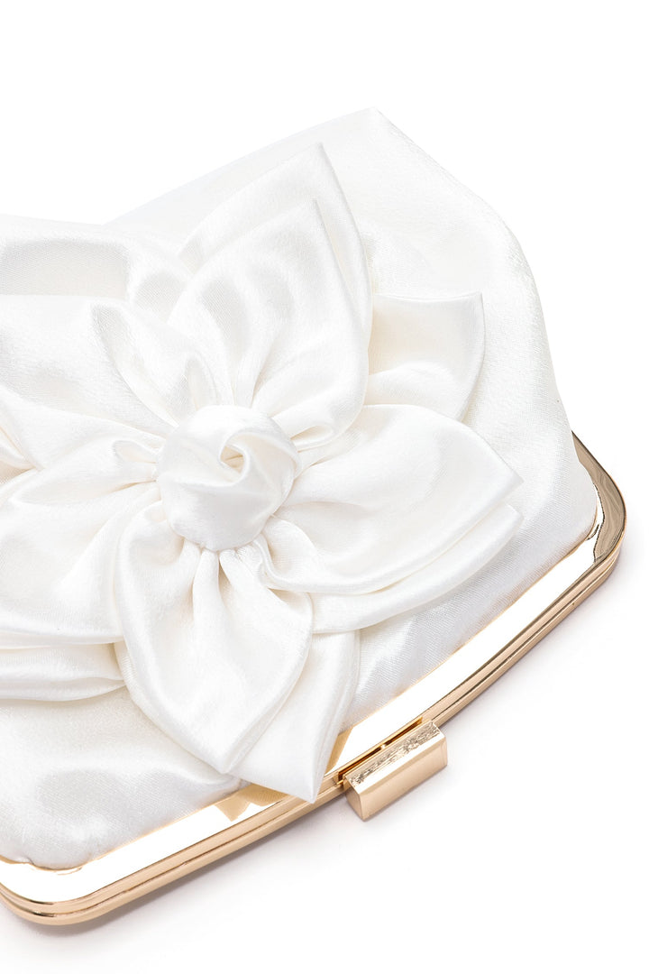 Finch Flower Buckle Clutch