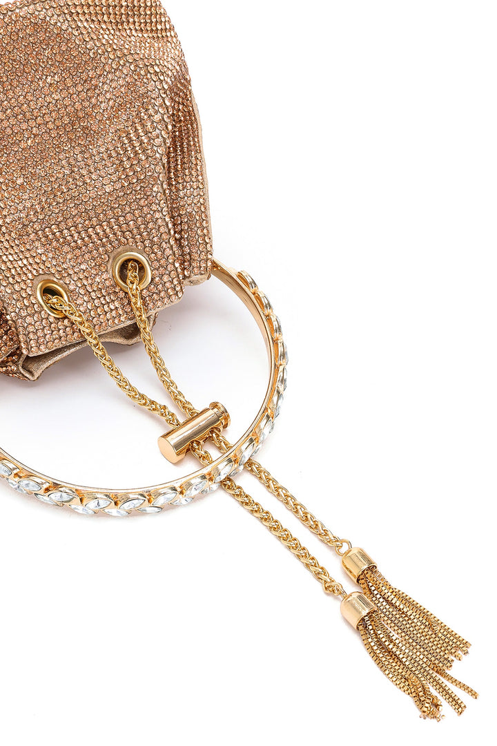 Makila Diamante Fringe Handle Bag