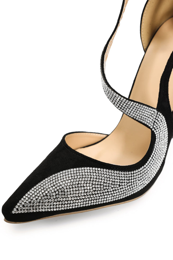 Moss Diamante Stiletto Pumps