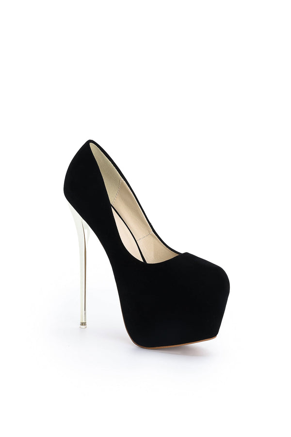 Parry Velvet Platform Stiletto Pumps