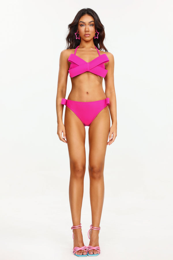 Reagan Bow Halter Bikini