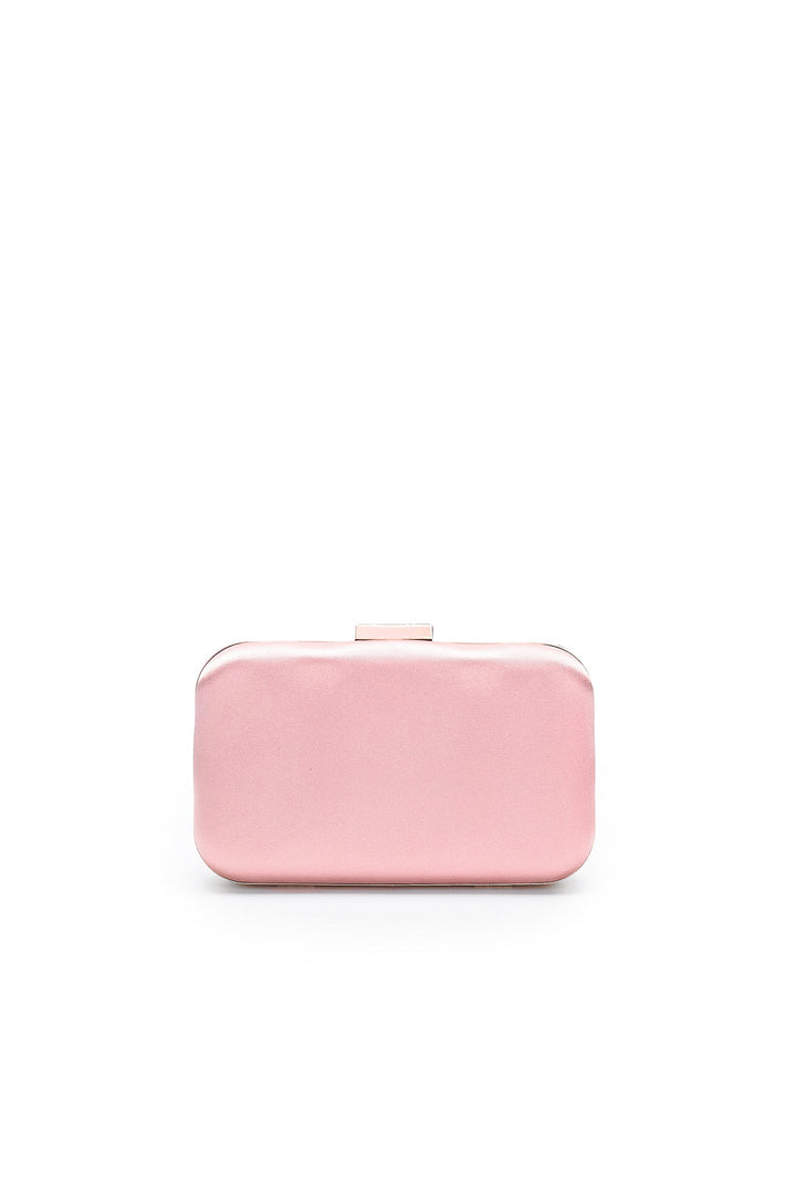 Rocelle Satin Twist Clutch