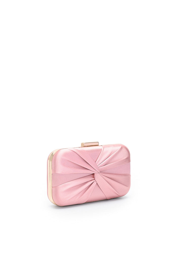 Rocelle Satin Twist Clutch