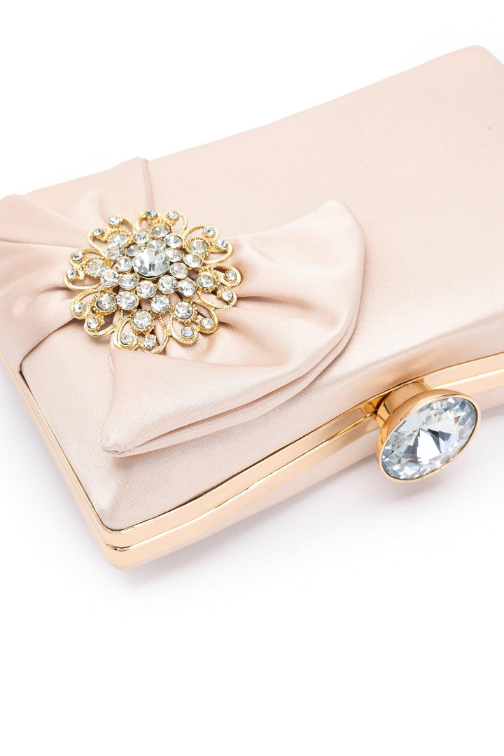 Urania Diamante Bow Clutch