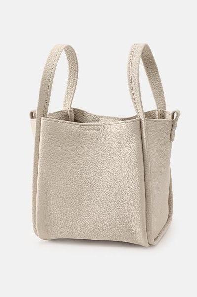 Bolso tipo cubo Elegantes bolsos de cuero genuino