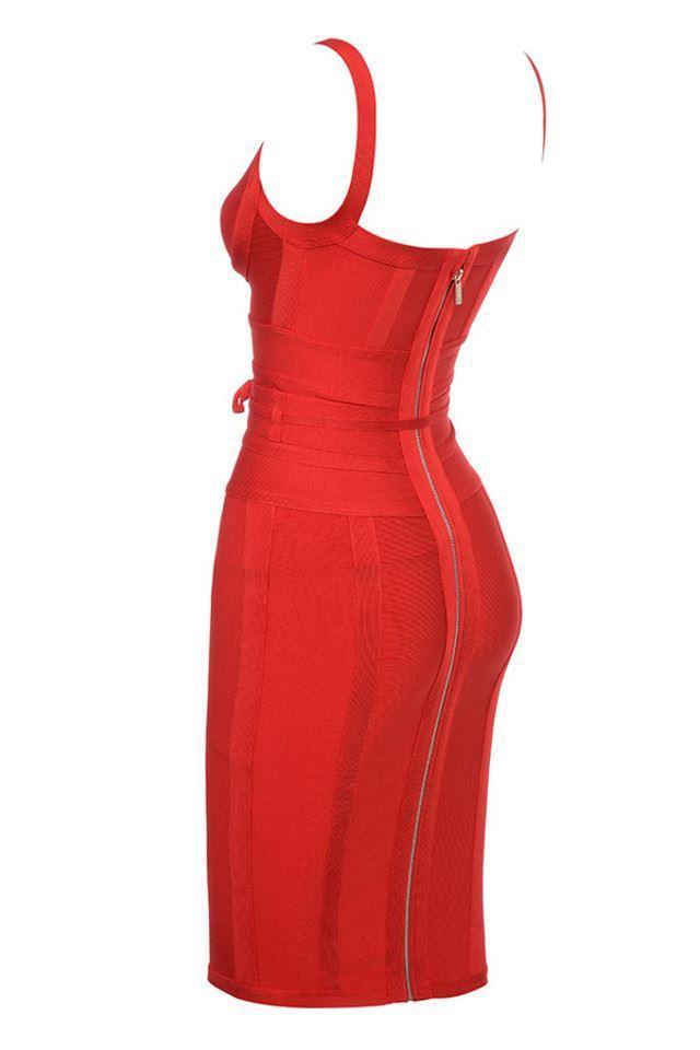 Stella Dress - Red - Bellabarnett